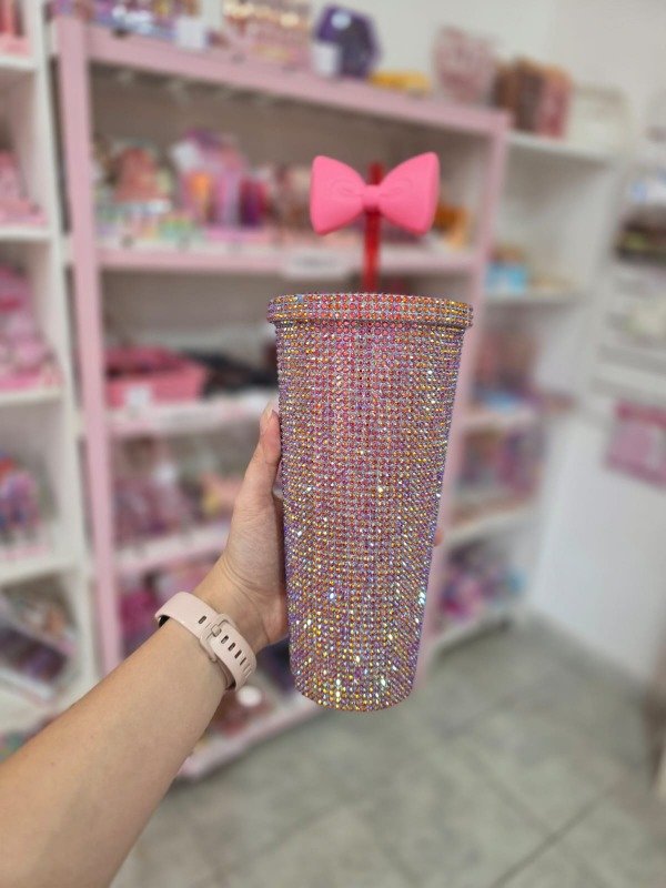 Producto - Vaso strass rojo