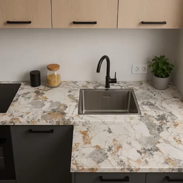 Producto - Vinilo Simil Marmol 60x500cm Marmolado Veteado 2