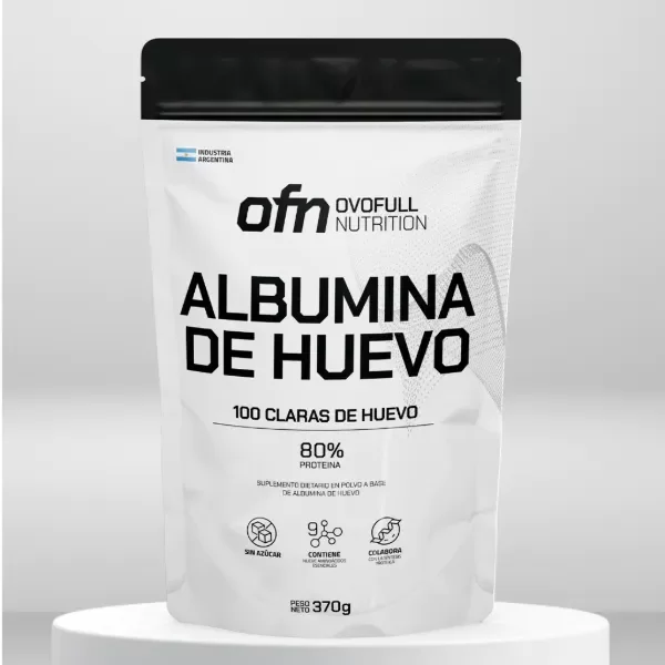 Producto - Albumina De Huevo Proteína Claras Huevo 370 Grs Ovofull