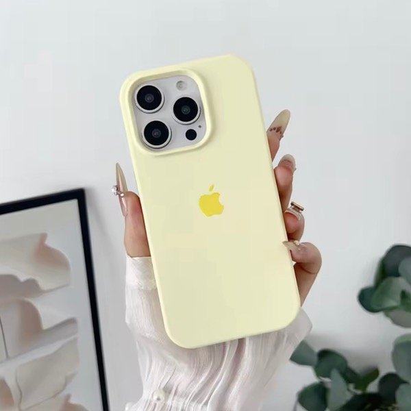 Producto - FUNDA SILICONA IPH COLOR AMARILLO PASTEL