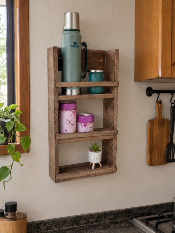 Producto - Repisa organizadora de mate para pared 60x30cm (POR ENCARGUE) - 1