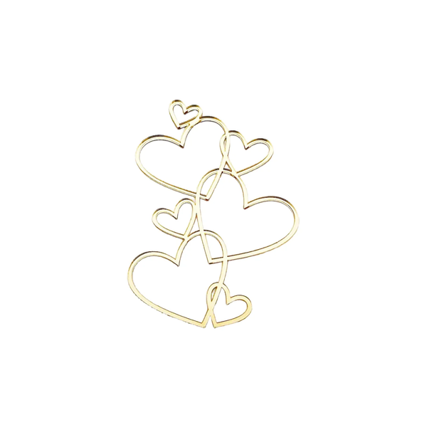 Producto - Cake Topper Corazones Frontal CF516