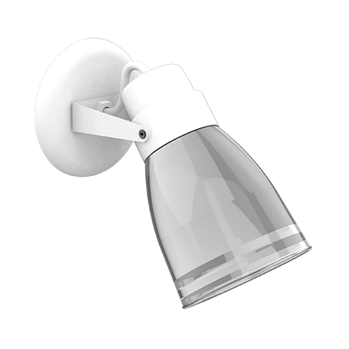 Producto - Cabezal 1 Luz Chapa y PVC SPOTLINE
