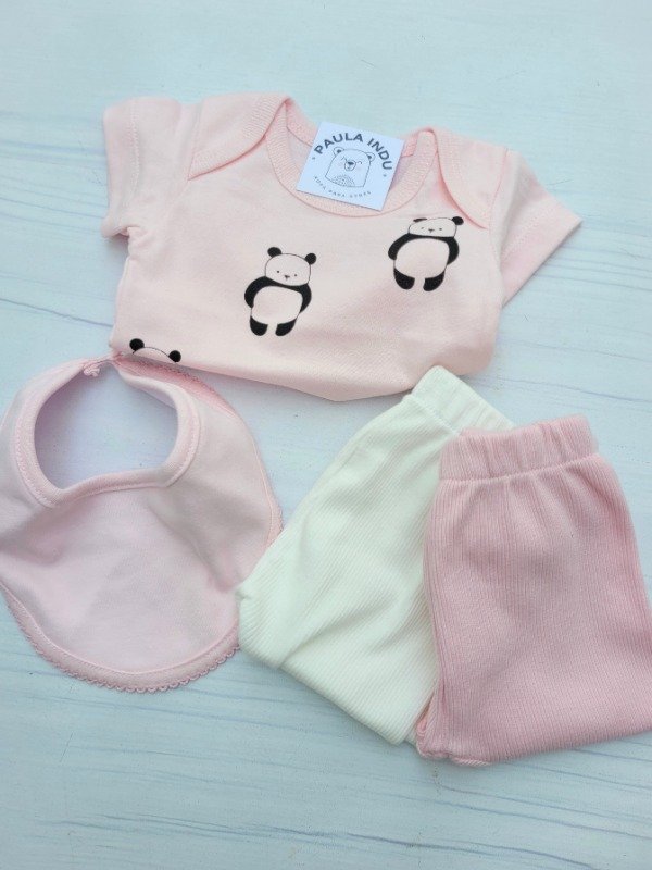 Producto - SET NACIMIENTO 4 PIEZAS ROSA - transferencia 18.020