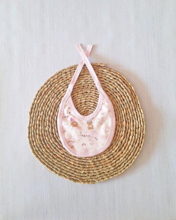 Producto - Babero RN Osito Rosa