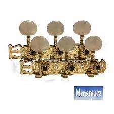 Producto - MENARGUEZ 208 clavijero guitarra criolla dorado nacar 35mm
