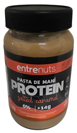 Producto - Pasta De Mani Protein Salted Caramel Entrenuts 370g