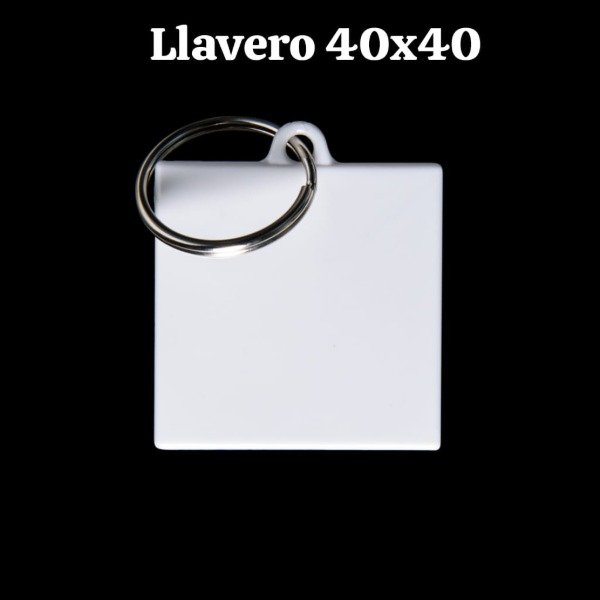 Producto - LLAVERO CUADRADO   BRILLANTE