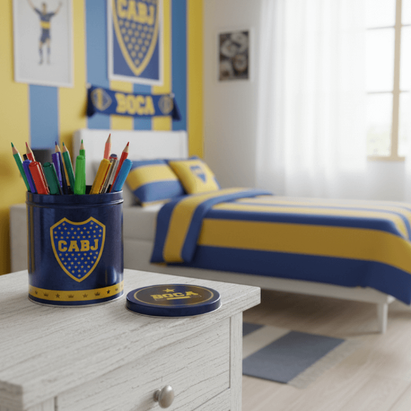 Producto - Boca Juniors Lata De Chapa Litografiada Con Holograma Original
