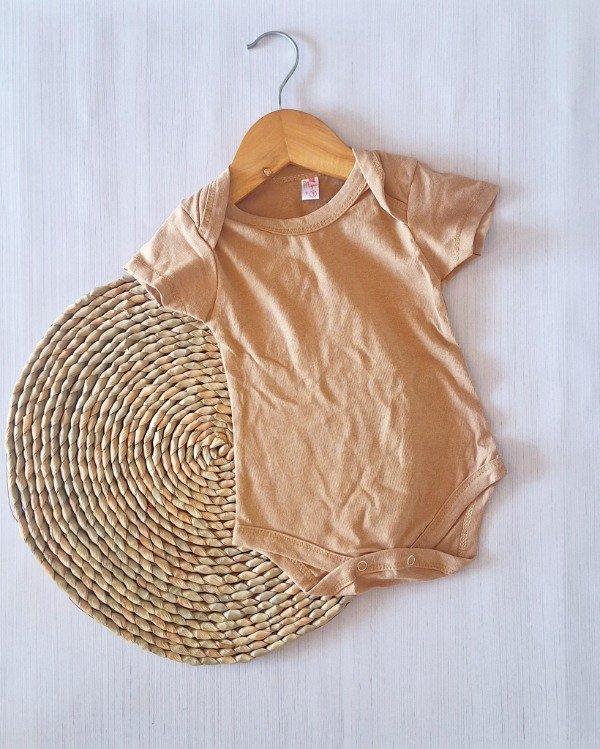 Producto - Body Algodón Jersey Chocolate MC