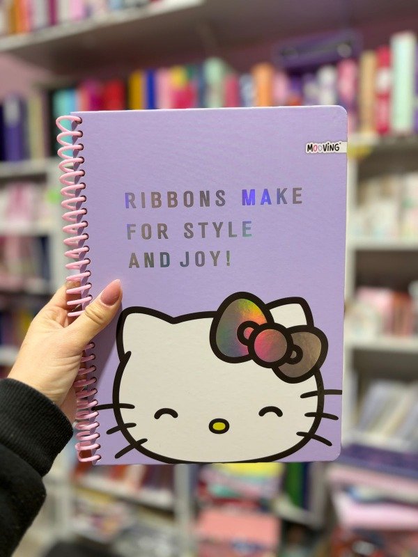 Producto - Cuaderno mooving kitty violeta