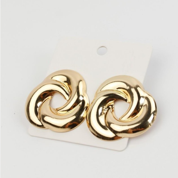 Producto - aros Knot (dorado)