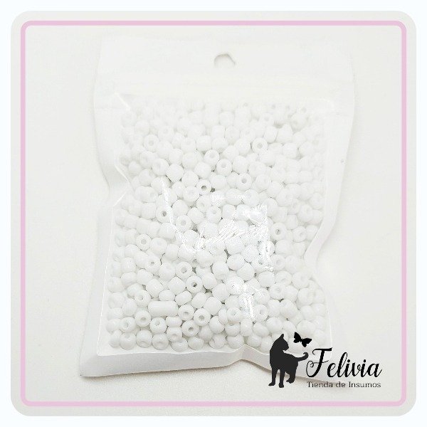 Producto - Mostacillón x 50 g. Blanco