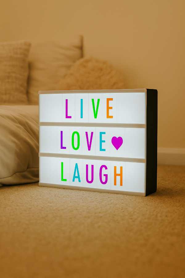 Producto - Cartel Luminoso Letras de Colores