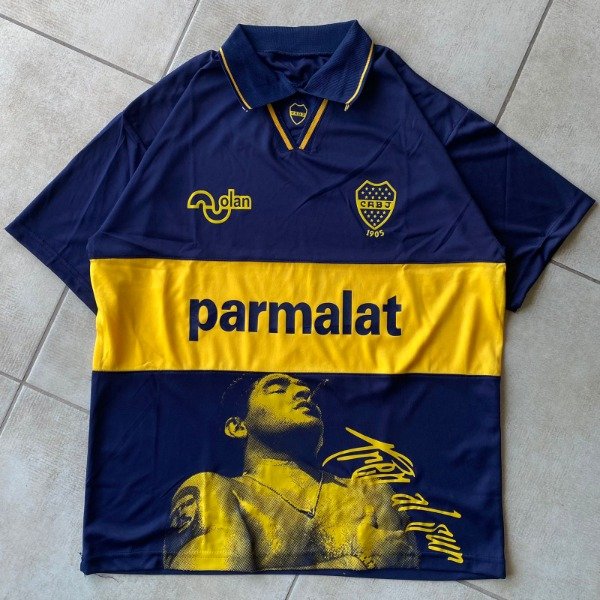 Producto - camiseta boca olan parmalat 95'