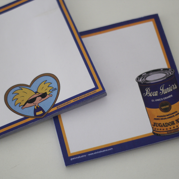 Producto - Block de notas BOCA JUNIORS