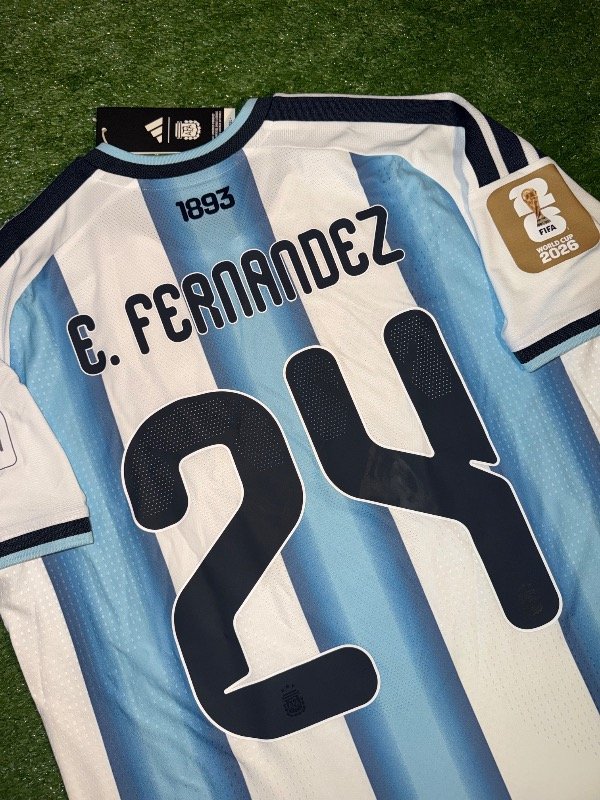 Camiseta climacool+ titular Argentina vs Egipto (E. Fernandez 24) — imagen 7