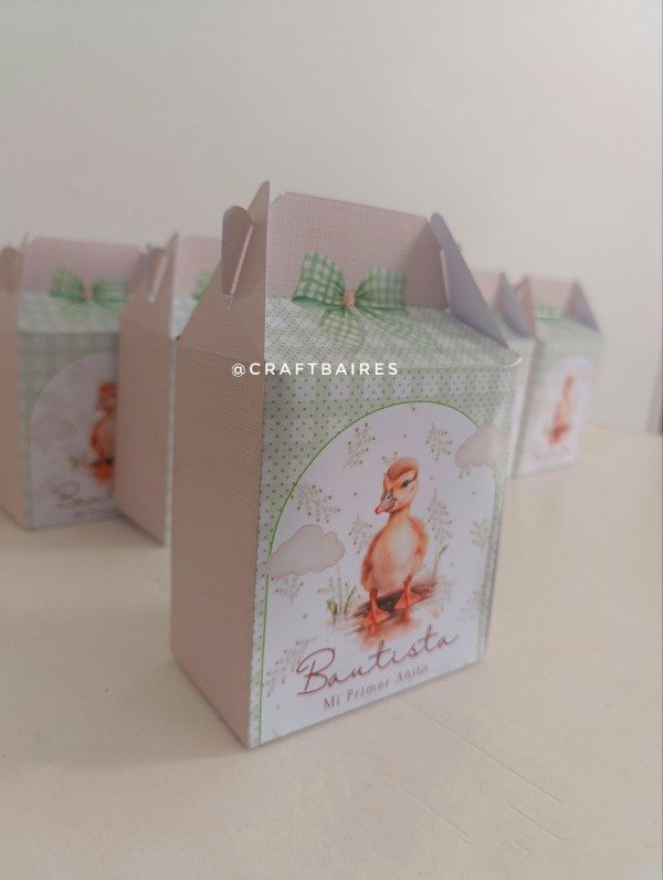 Producto - Caja Valija Patito Vintage CraftBaires