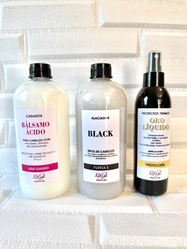 Producto - COMBO CABELLO DECOLORADO GRUESO ( black )