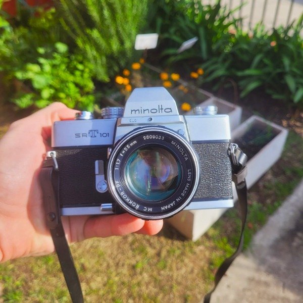 Producto - Minolta SRT 101 con MC Rokkor-PF 55mm f/1.7