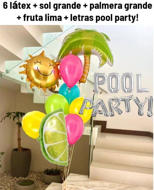 Producto - Set globos pool party