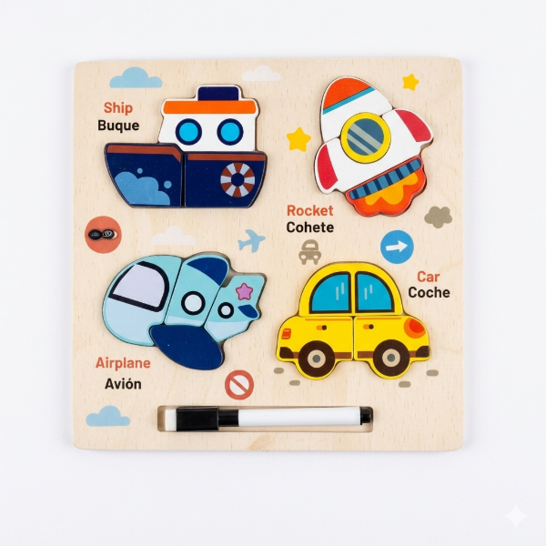 Producto - ROMPECABEZA BILINGUE