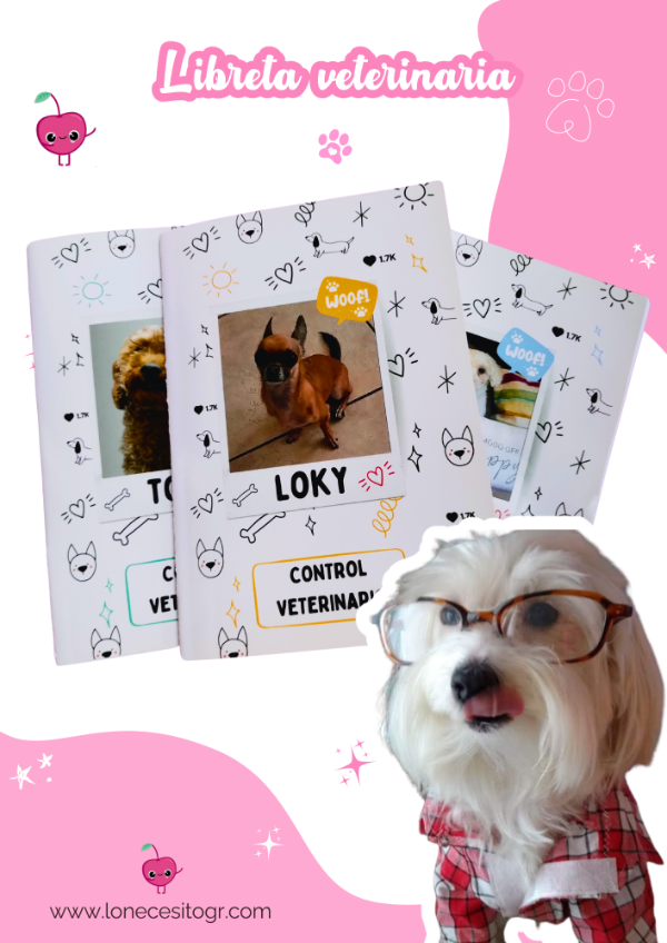 Producto - Libreta de control veterinario