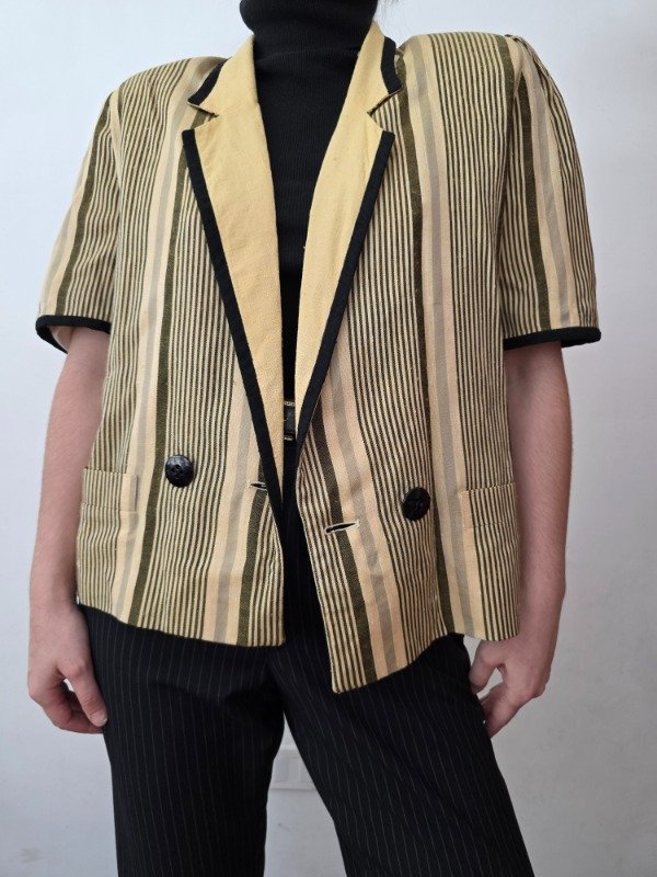 Blazer a rayas amarillo