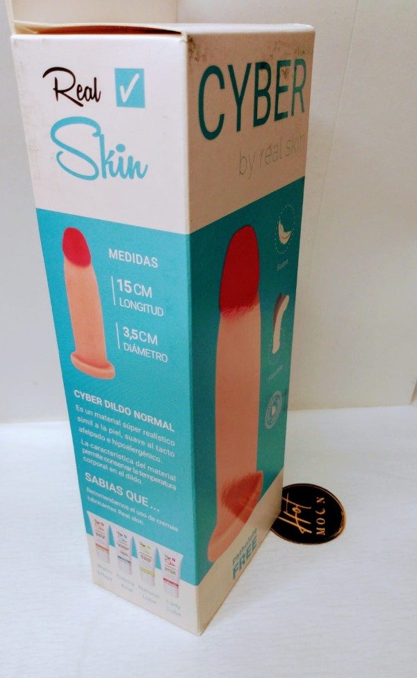 Producto - Consolador macizo cyber normal   15x3,5 cm