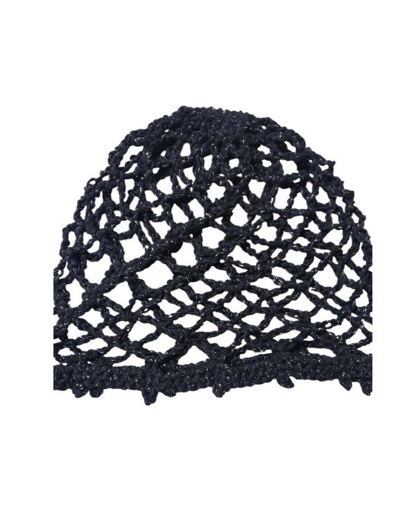 Producto - Mesh Hat - RED  negro c/ lurex plateado