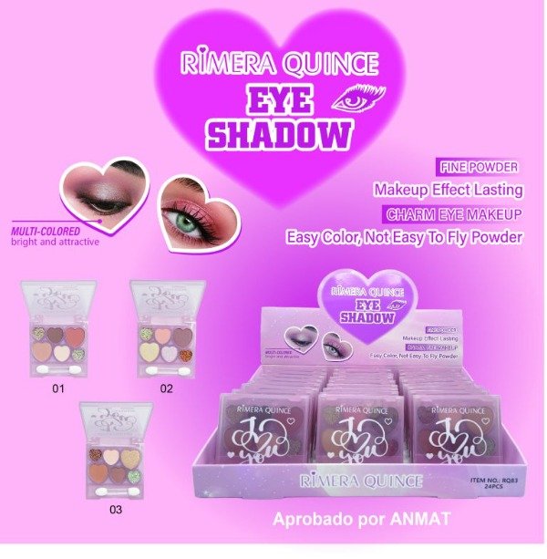 Producto - PALETA DE SOMBRA X6 TONOS - RIMERA QUINCE