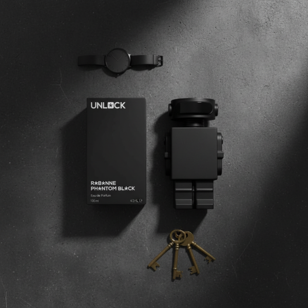 Producto - PERFUME MASCULINO "PHANTOM BLACK" UNLOCK 100 ML