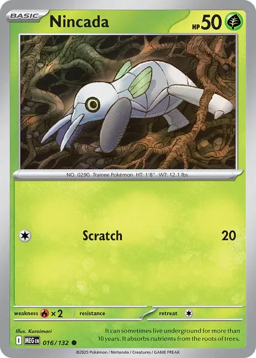 Producto - Nincada - 016/132 - Mega Evolution