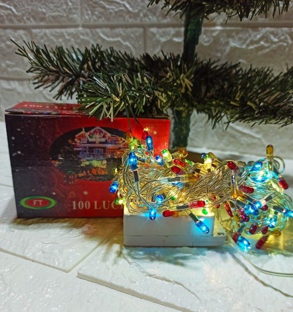 Producto - LUCES ARROZ X100 COLOR C/ENCHUFE