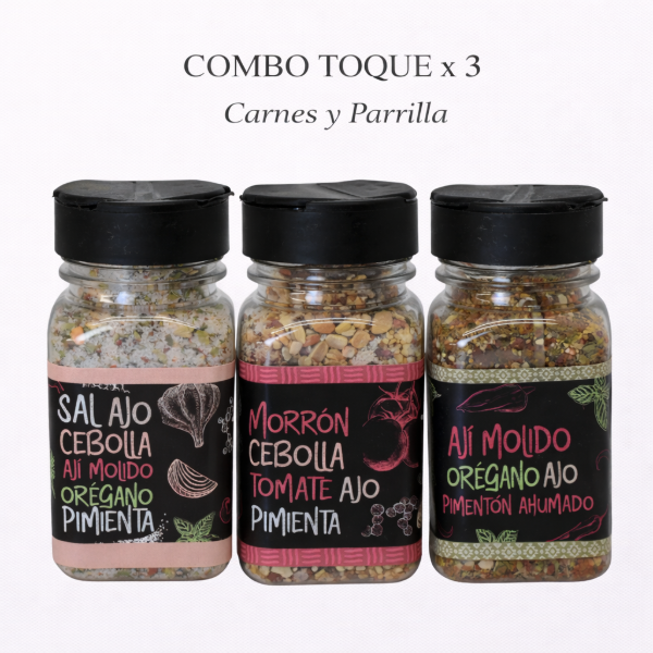 Producto - PACK TOQUE x 3 - Carnes y Parrilla
