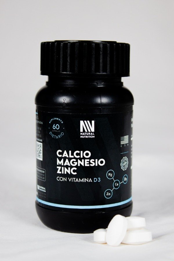 Producto - Calcio Magnesio Zinc con Vitamina D3 comprimidos 60u.
