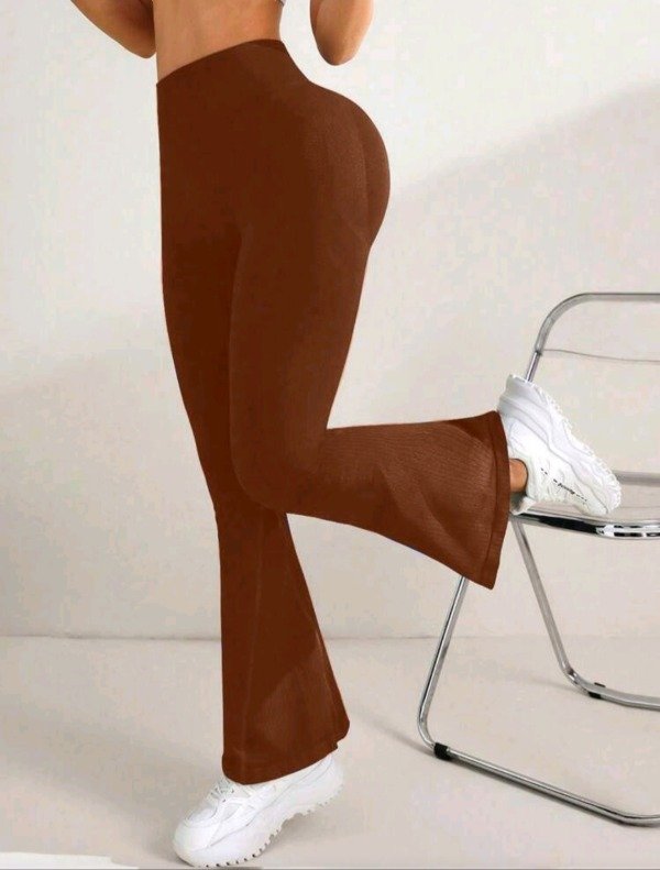 Producto - Leggings Deportivos Shein Sport Seamless Café Integral Cintura Alta