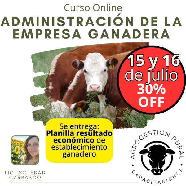 Producto - Curso online Administración de la Empresa Ganadera
