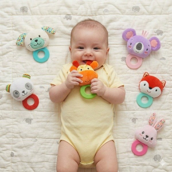 Producto - Sonajeros animalitos mordillo