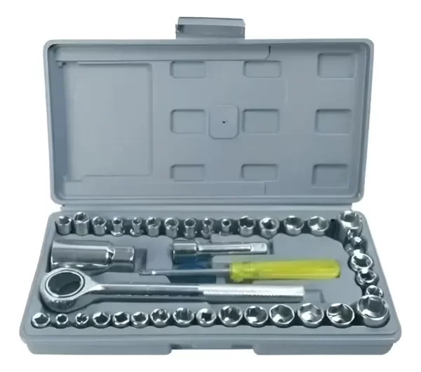 Producto - Llaves Tubo Con Crique Kit 40 Piezas