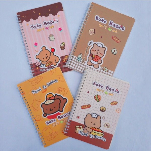 Producto - Cuaderno/Libreta anillado A5 #Ositos
