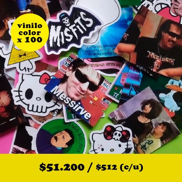 Producto - Vinilo Full Color x 100 unidades