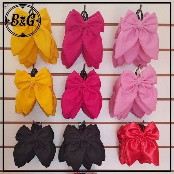 Producto - Moños Coquette Doble Tela 17X12cm (UNIDAD)