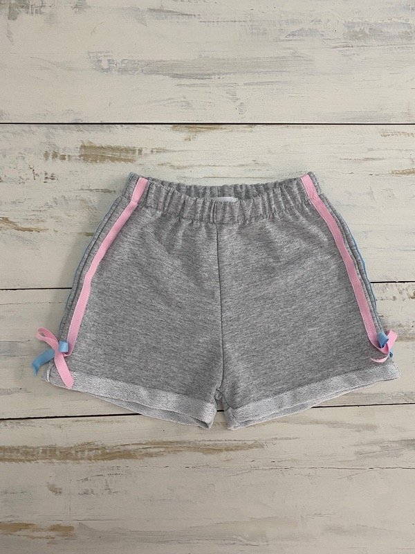 Producto - Short moños gris melange