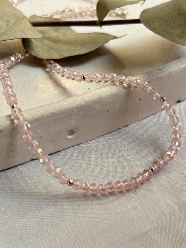 Producto - Choker Cristal Rosa