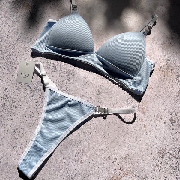 Producto - Conjunto triangulo soft Morley Celeste 737