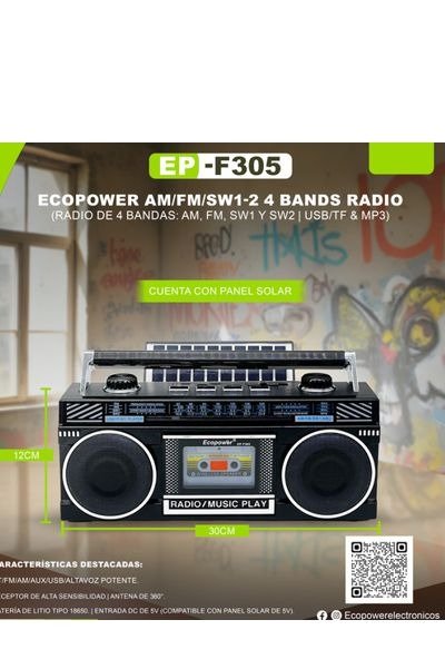 Producto - RADIO EP-F305 BT SOLAR