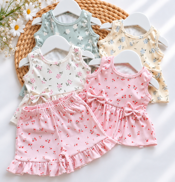 Producto - CURVA CONJUNTO FLOWY (MUSCULOSA + SHORT)