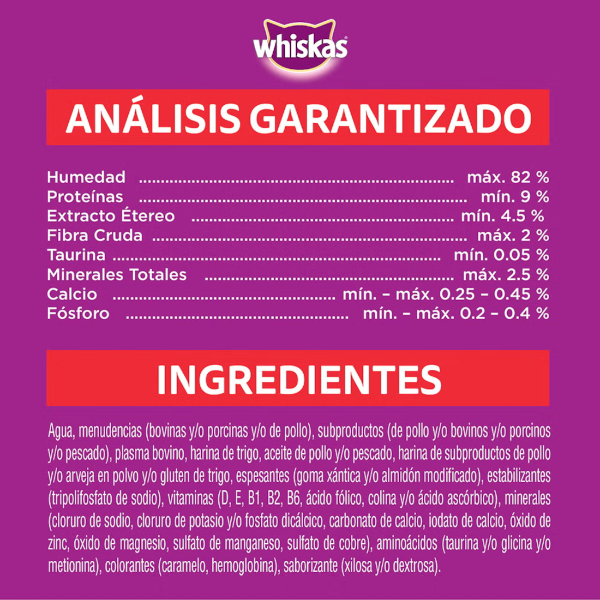 Producto - Whiskas Gatito Sabor Carne x 85g - 2