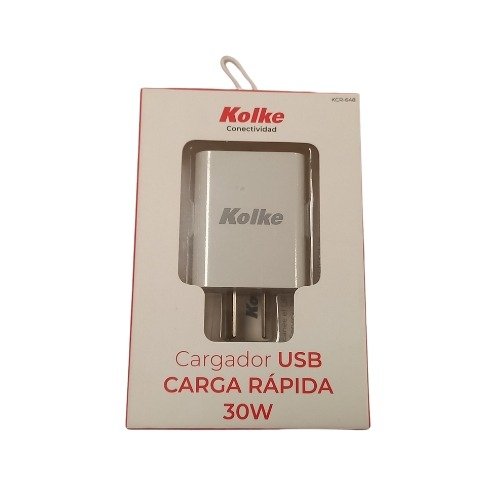 Producto - CABEZAL CARGA RÁPIDA USB TIPO C KOLKE 30W